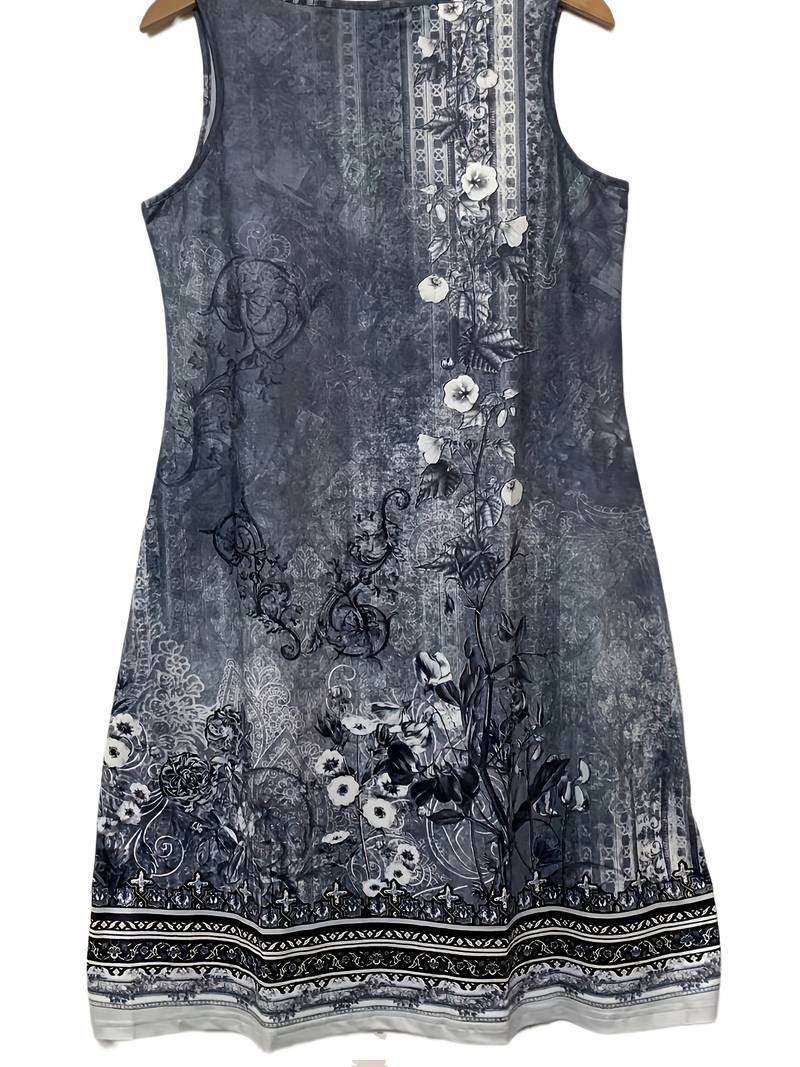 WW | Ärmellos Lockere Passform Boho Kleid Sommerkleid