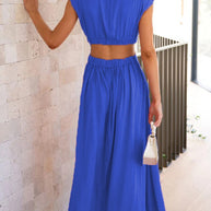 WW | Mock Neck Cutout Midi Kleid