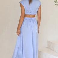 WW | Mock Neck Cutout Midi Kleid