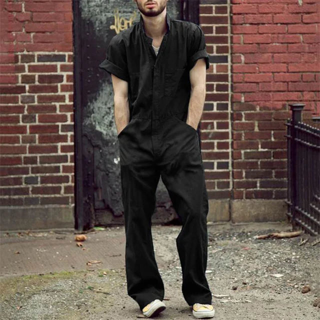 WW | Einfarbiger Jumpsuit Für Männer