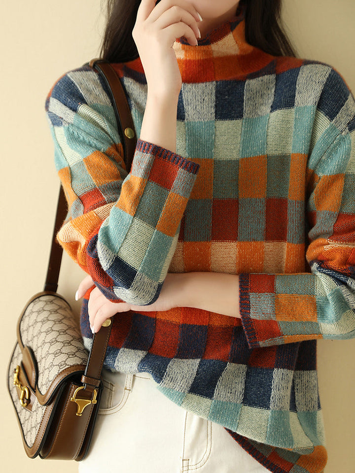 W&W Mode Bunter und warmer pullover