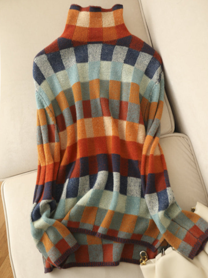 W&W Mode Bunter und warmer pullover