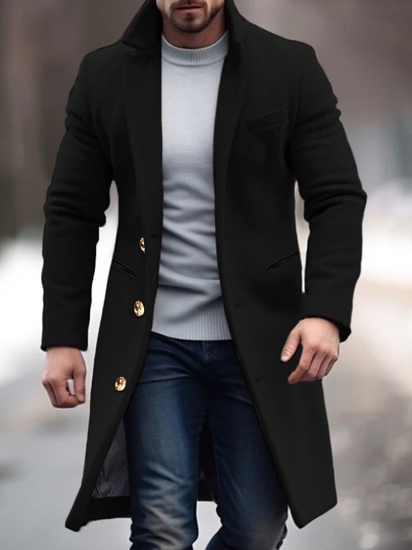 WW | Moderne Herrenjacke Mit Knöpfen