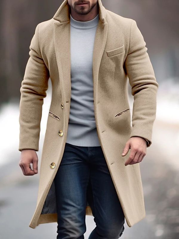 WW | Moderne Herrenjacke Mit Knöpfen