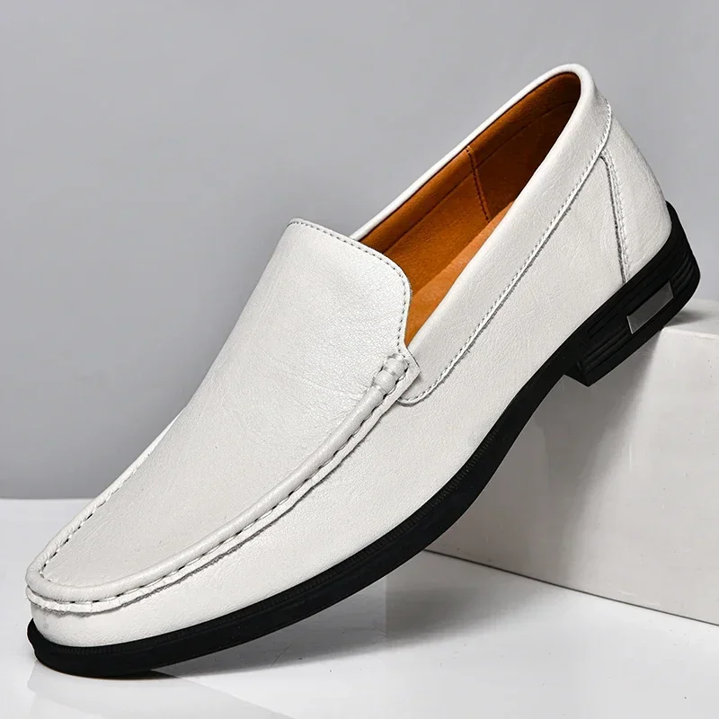 WW | Leder Slipper Loafers Herrenschuhe