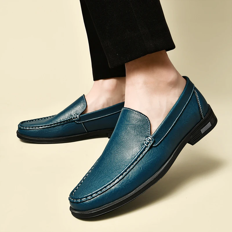 Wolff | Leder Slipper Loafers Herrenschuhe