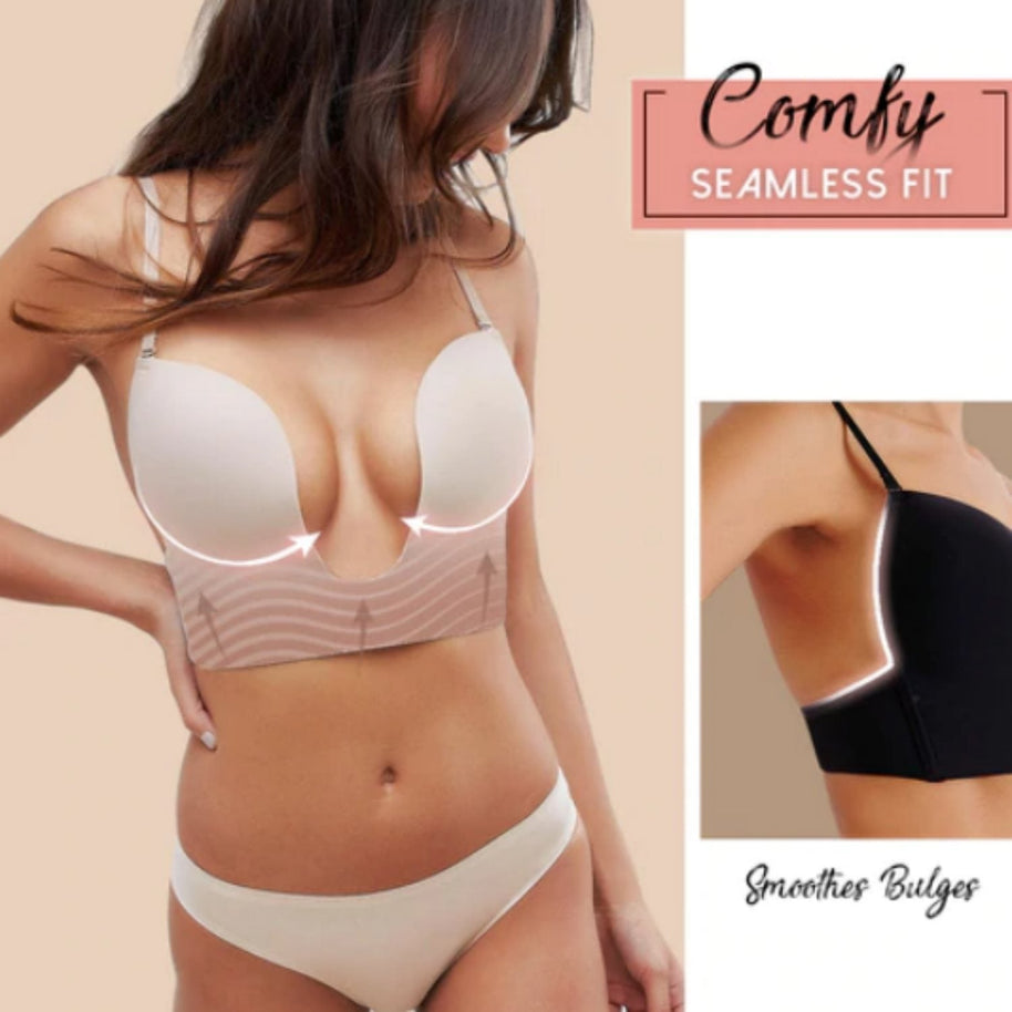 WW | Tauchen BH, tiefer Ausschnitt -Push-Up BH mit tiefem Ausschnitt und offenem Rücken!