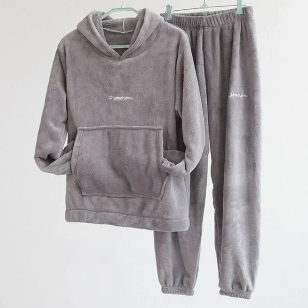 WOLFF | Casual Herbst Hoodie und Hüfthose Set für Frauen