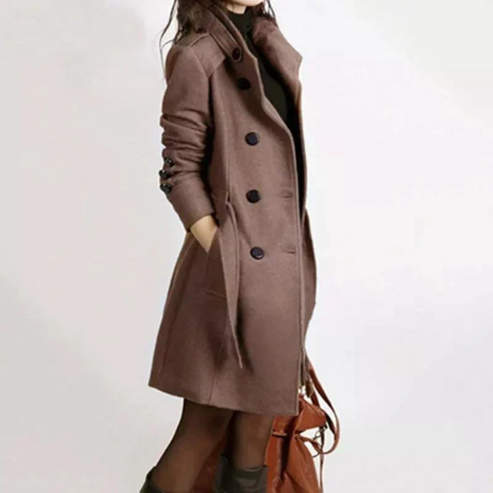 W&W Mode - Eleganter Winter-Langmantel für Damen