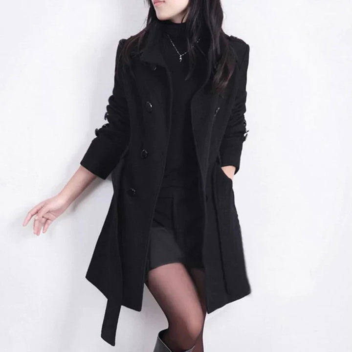 W&W Mode | Mantel Mit Gürtel Für Herbst Winter Wärme Für Frauen