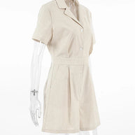 Sommer Leinen Jumpsuit