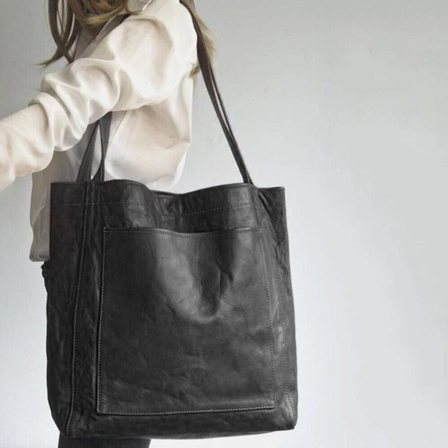 WW - Damen Lederschultertasche