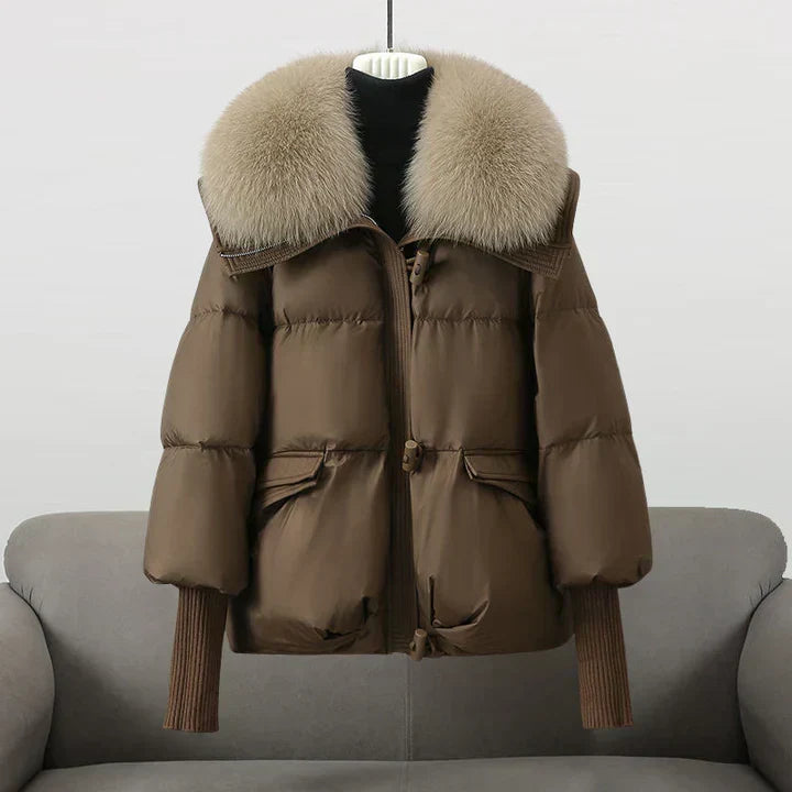 W&W Mode | Kunstpelzjacke für Damen - Warm und Stilvoll