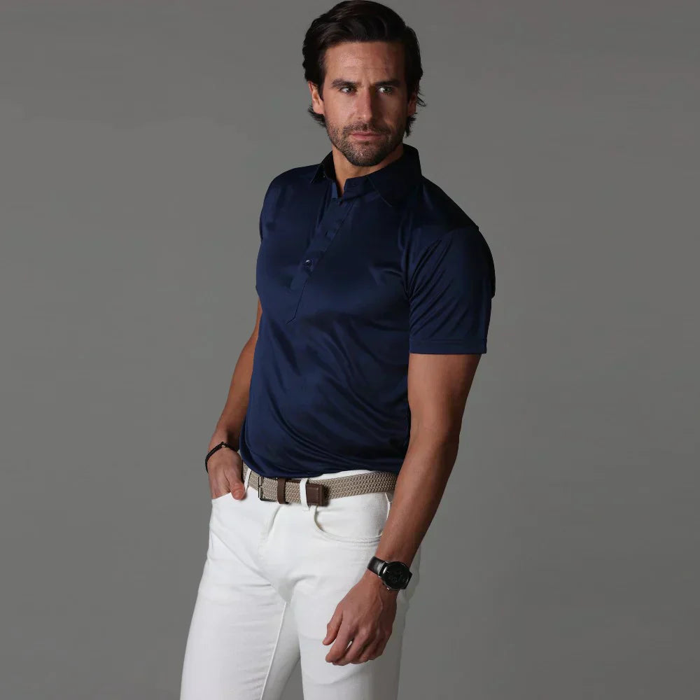 WW | Kleid-Polo mit Steifem Kragen