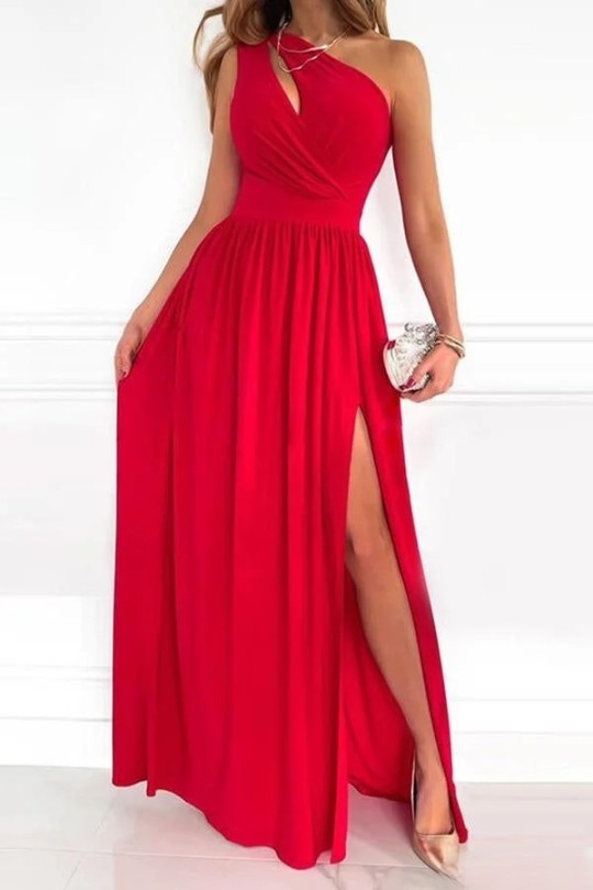 WW | Elegantes Abendkleid mit einem Ärmel von Novella