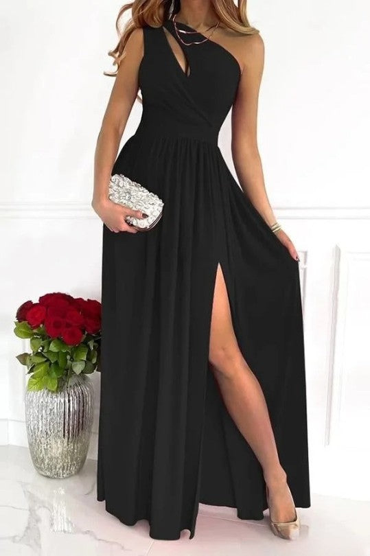 WW | Elegantes Abendkleid mit einem Ärmel von Novella