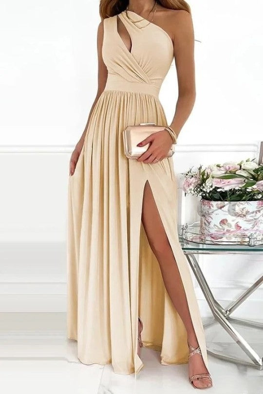 WW | Elegantes Abendkleid mit einem Ärmel von Novella