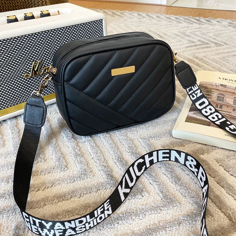 W&W Mode – Kleine Umhängetasche aus Leder für Damen