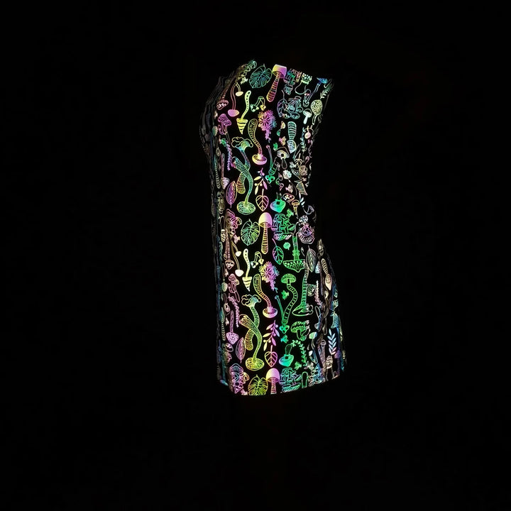 W&W Mode | Leuchtendes Partykleid mit Glow-in-the-Dark-Effekt