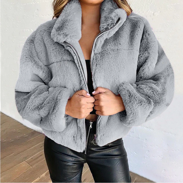 W&W Mode Plüschjacke