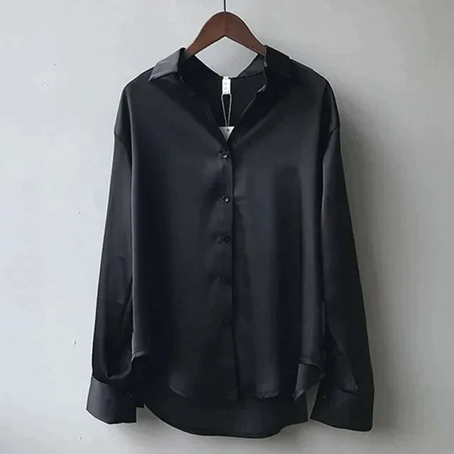 W&W Mode | Lässige Satin Bluse
