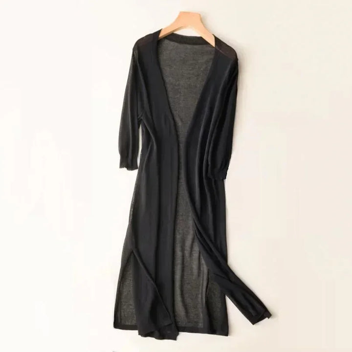 W&W Mode - Leichter langer Cardigan