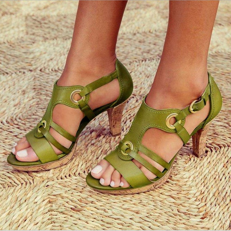 WW | PU-Leder Bohemian Stil Sandale