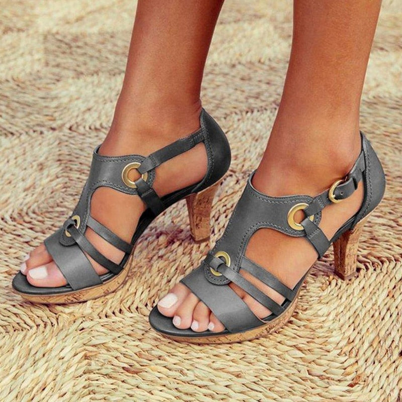 WW | PU-Leder Bohemian Stil Sandale