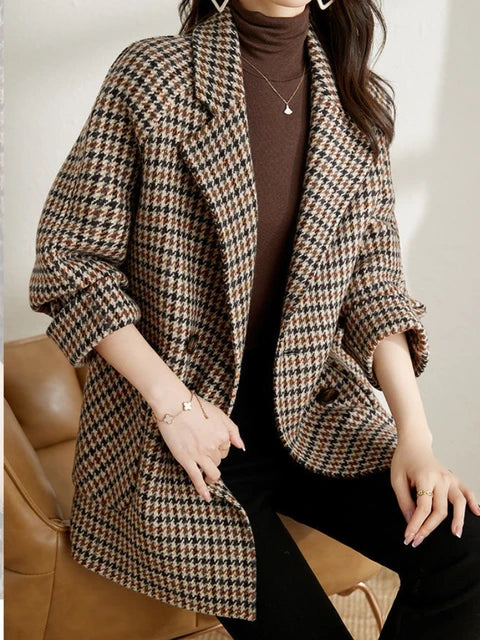 WW | Karierter Blazer Für Damen