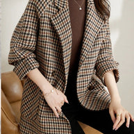 WW | Karierter Blazer Für Damen