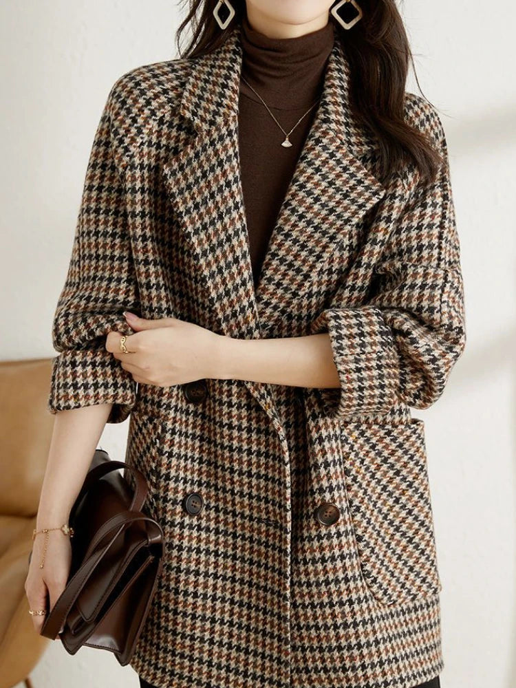 WW | Karierter Blazer Für Damen