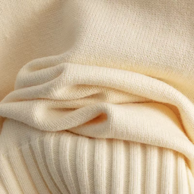 WW | Stilvolles Set Aus Langärmeligem Pullover Und Gerader Hose