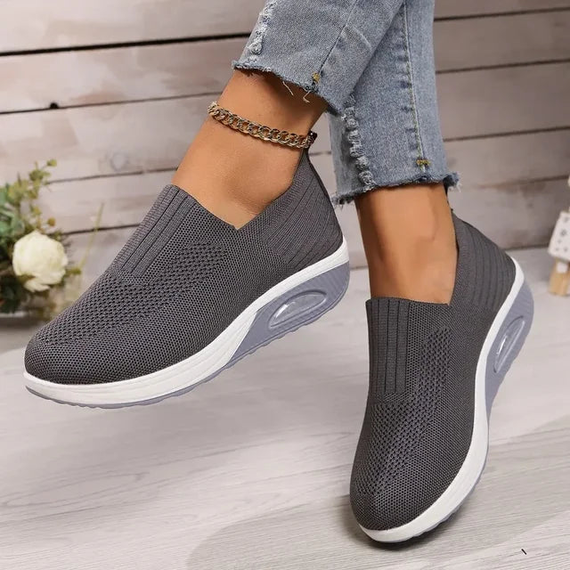 W&W Mode - Damen Orthopädische Luftpolsterschuhe, Rutschfest & Atmungsaktiv