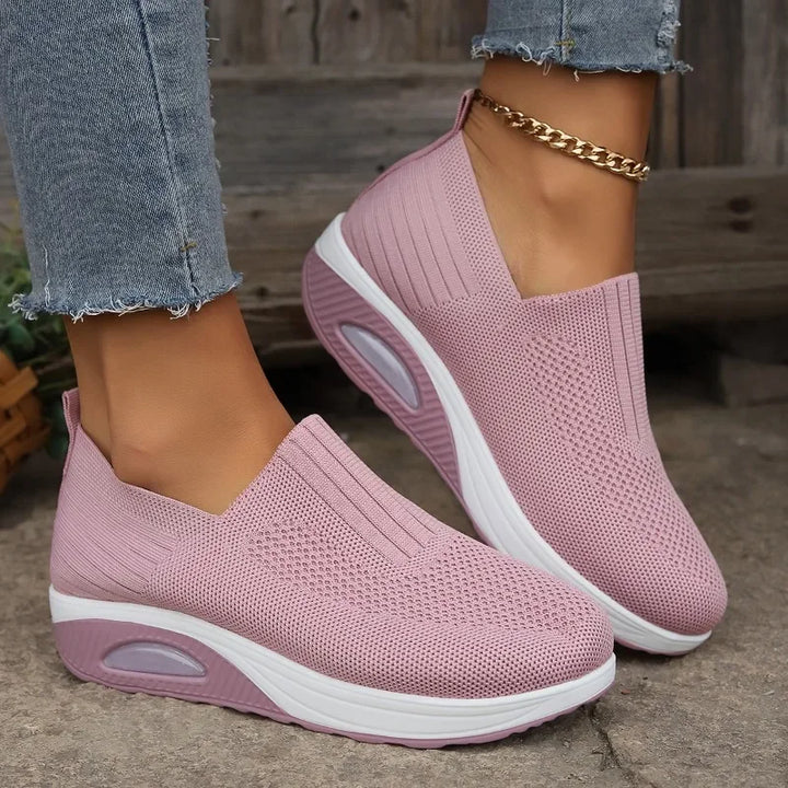 W&W Mode - Damen Orthopädische Luftpolsterschuhe, Rutschfest & Atmungsaktiv