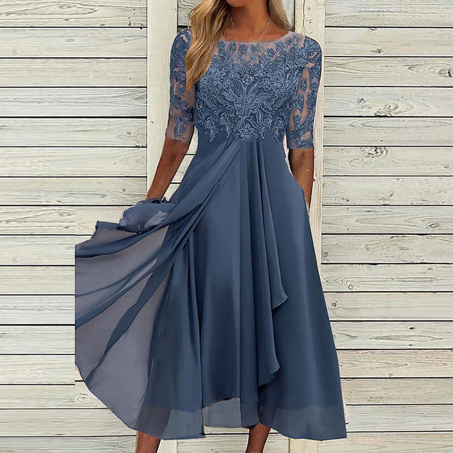 WOLFF | Spitzen-Partykleid