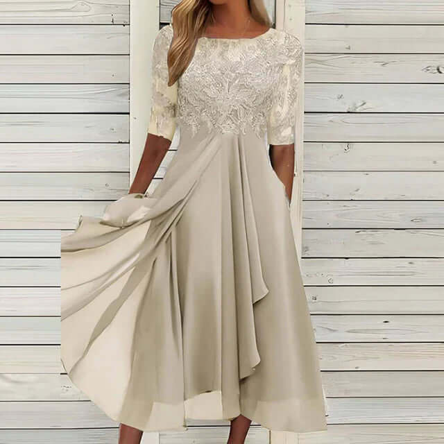 W&W Mode | Dunkelblaues Partykleid