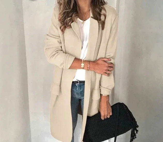 WW | Elegante Kragen Lang Weste