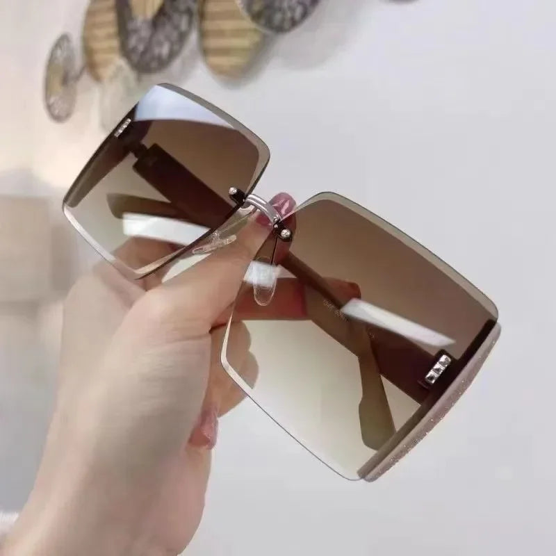 W&W Mode | Stilvolle Quadratische Weinlese Sonnenbrille Für Damen