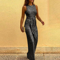 WW | Jumpsuit Festlicher Glitzer-Overall für Damen
