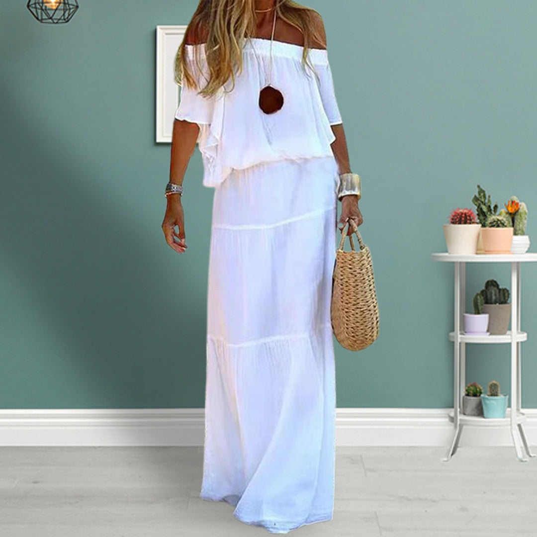 W&W Mode | Schulterfreies Sommerkleid für Damen