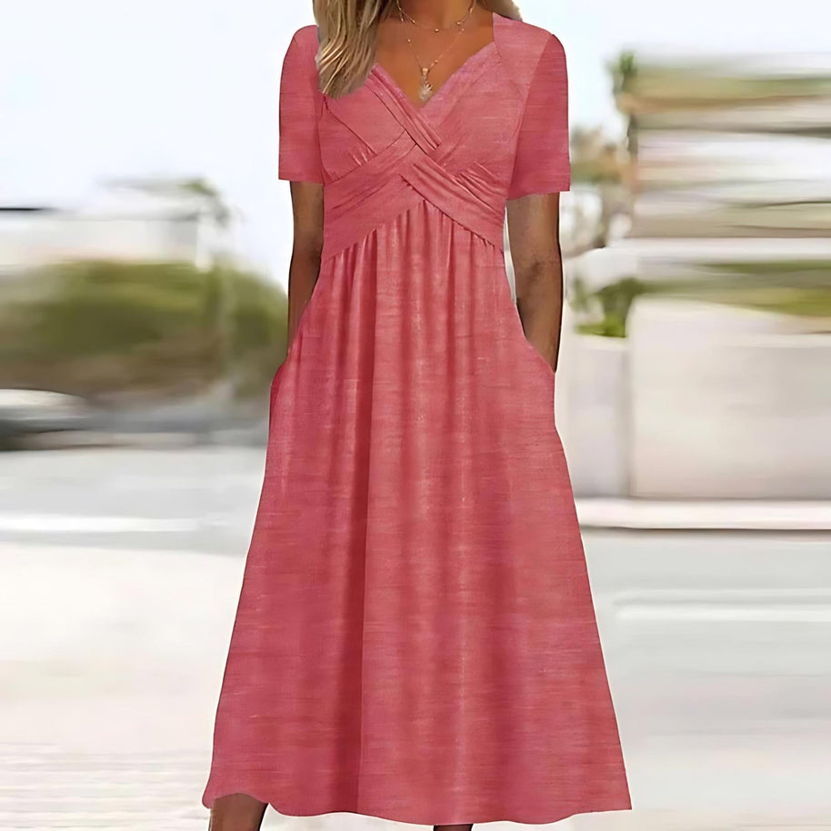 WW | Schickes Midi-Kleid mit Bauchbedeckung