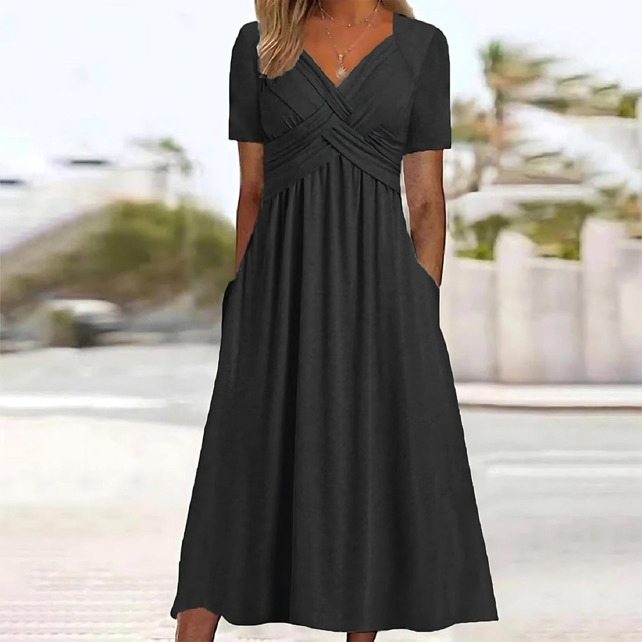 WW | Schickes Midi-Kleid mit Bauchbedeckung