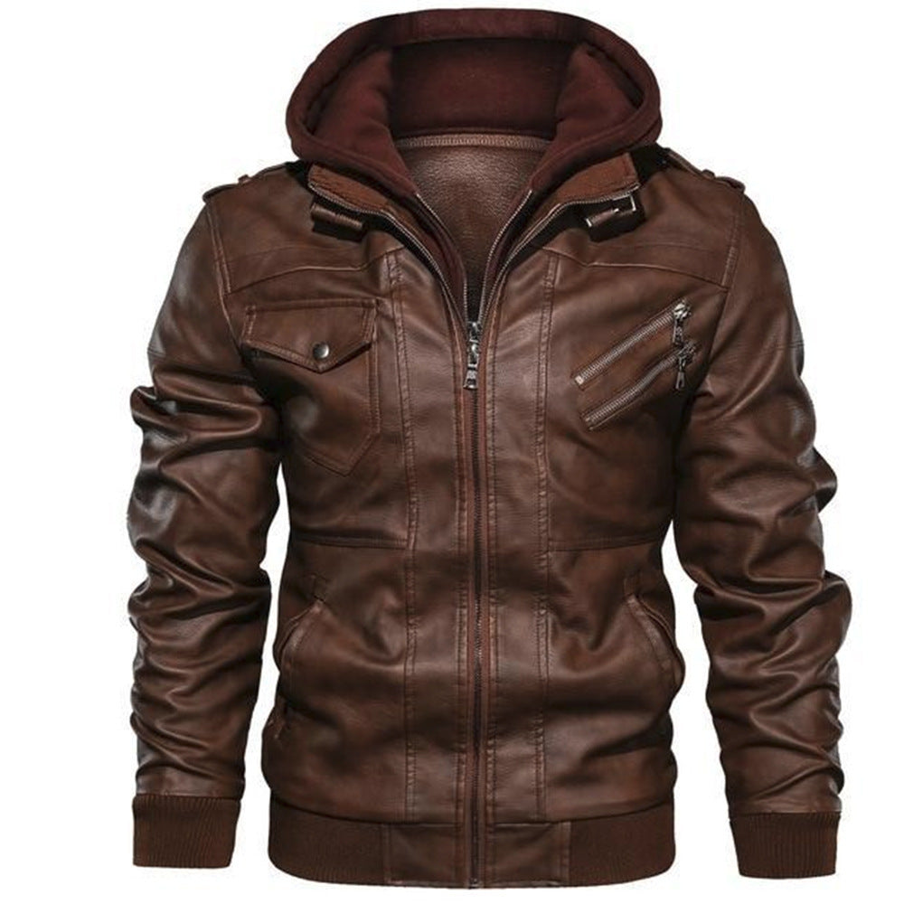 WW | Stylische Lederjacke Für Männer