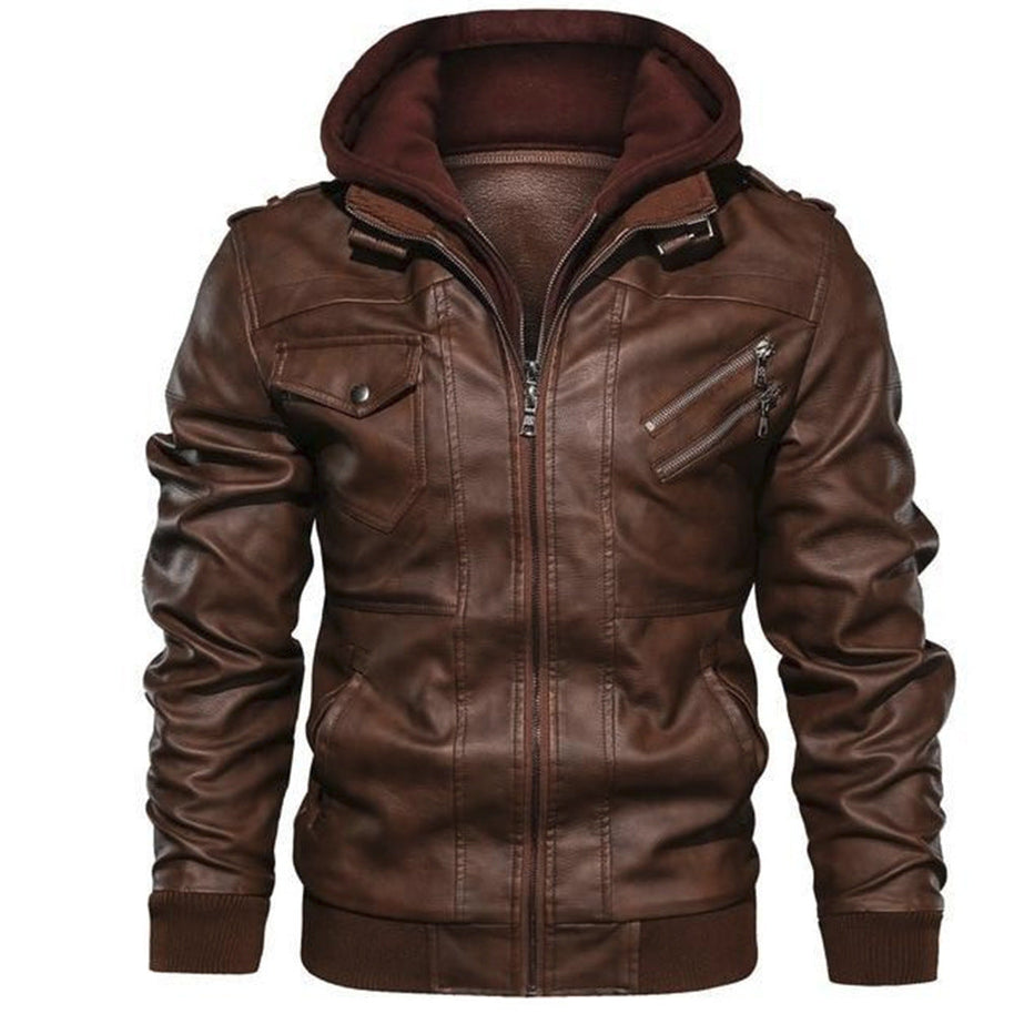 WW | Stylische Lederjacke Für Männer