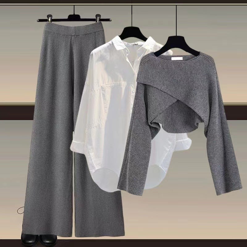 W&W Mode - Bequemes dreiteiliges Langarmset