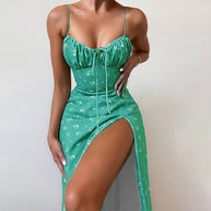 WW | Sexy Split Langes Kleid