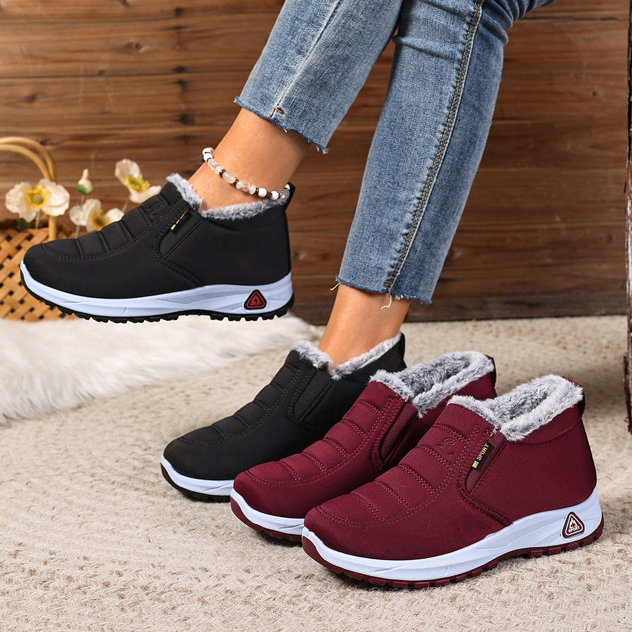 Damen Bequeme Winter-Sneaker mit kuscheligem Futter WW