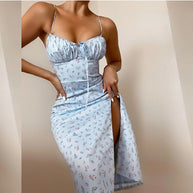 WW | Sexy Split Langes Kleid
