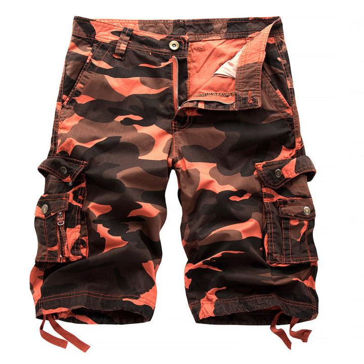 Herren Cargo-Shorts mit Mehrfachtaschen-Nutzungsdesign W&W Mode