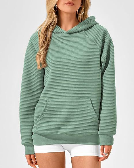 Damen Hoodie mit strukturiertem Design und bequemer Passform WW